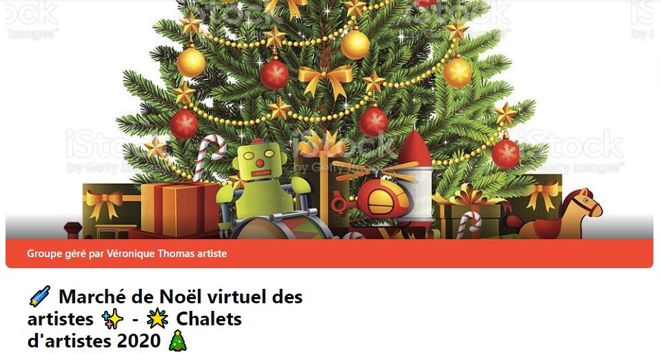 Marché de Noël virtuel des artistes - Chalets d'artistes 2020